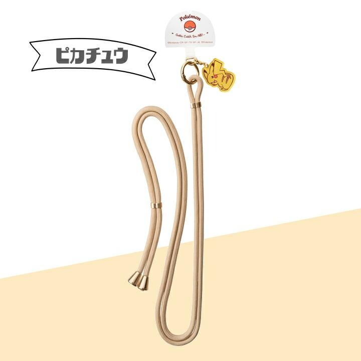 【日本SUNCREST】寶可夢手機肩帶，皮卡丘/耿鬼/謎擬Q/卡比獸/百變怪 共五款-細節圖3