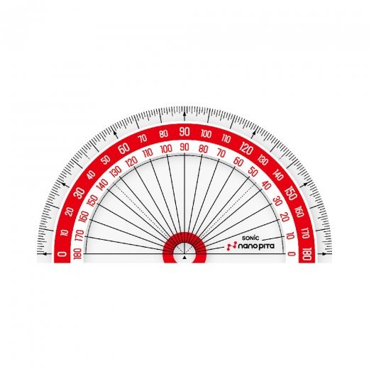 【日本SONiC】Nanopita 直尺 15cm 正反面直尺 防滑直尺 三角尺 量角器 SK-7500-細節圖9
