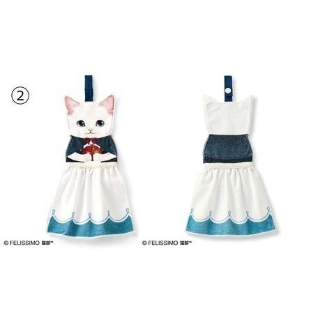 【現貨-日本Felissimo】貓部 童話故事 貓咪擦手巾 吊式擦手巾（全新）-細節圖4