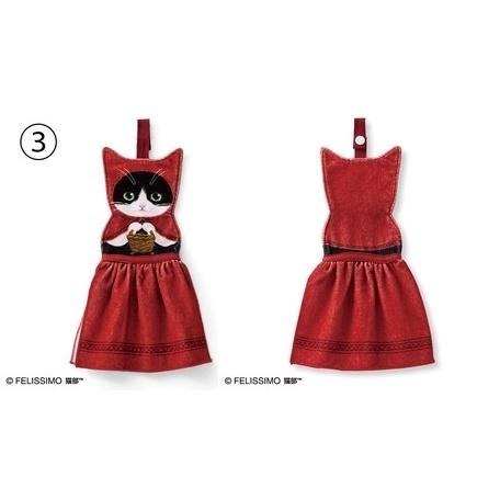 【現貨-日本Felissimo】貓部 童話故事 貓咪擦手巾 吊式擦手巾（全新）-細節圖5