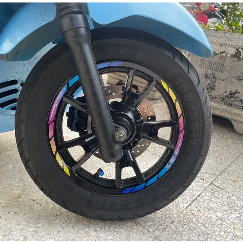 【現貨🔥好貼 黏性佳】fiddle 125 115 lt dx 150 fiddle輪框貼紙 貼膜 彩貼 保護貼 車貼-細節圖2