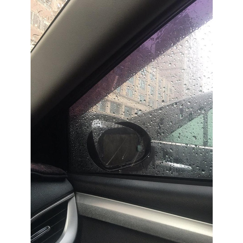 汽車後照鏡 防雨膜【現貨防霧🔥贈清潔包】防水膜 後視鏡貼 防水防霧 汽車後視鏡 貼膜 汽車百貨 防雨貼 防水貼 後視鏡膜-細節圖2