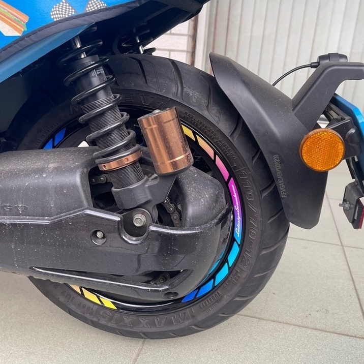 【現貨🔥好貼 黏性佳】機車輪框貼 jets jet sl 貼紙 jet sr 輪框貼紙 彩貼 輪圈貼 輪胎 貼膜 車貼-細節圖3