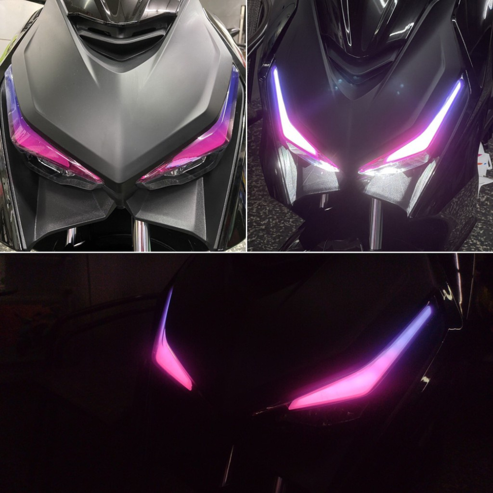 【現貨🔥直上 好貼】光陽 krv 燈眉 貼膜 krv moto 貼紙 大燈貼 彩貼 日行燈 車貼 保護貼 燈膜 眉燈貼-細節圖3