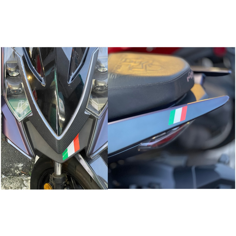 【現貨免裁🔥好貼】機車國旗貼紙 mmbcu 曼巴 krv force 勁戰六代 jet bws 水冷 augur drg-細節圖4