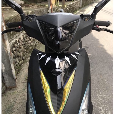 【贈子母扣🔥好安裝】kymco 光陽 vjr 大燈護片 vjr 125 大燈 護片 燈殼 vjr125 改裝 魚眼 頭燈-細節圖4