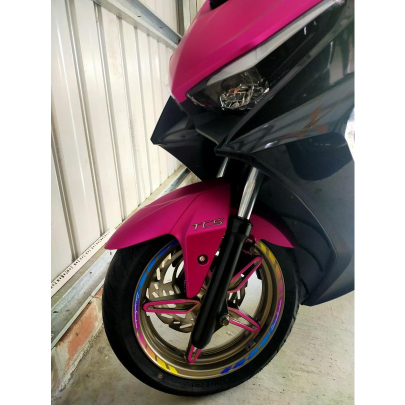 【現貨🔥好貼 黏性佳】機車輪框貼 光陽 krv 輪框貼 moto 輪框 貼紙 彩貼 krv180 輪框貼紙 貼膜 車貼-細節圖2