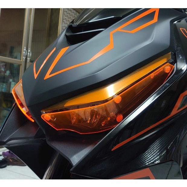 【現貨免運🔥好安裝】光陽krv 大燈護片 krv180 改裝 krv moto 大燈 護片 krv大燈護片 krv 燈眉-細節圖3