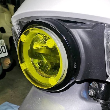 【現貨🔥贈子母扣 好安裝】sym krn bt 大燈護片 三陽 krn 麒麟 燈殼 krn 大燈 護片 改裝 燈罩 頭燈-細節圖2