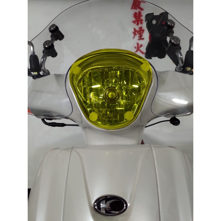 【現貨🔥贈子母扣 好安裝 防刮】光陽 like125 大燈護片 kymco like 125 大燈 車燈 改裝 大燈罩-細節圖4