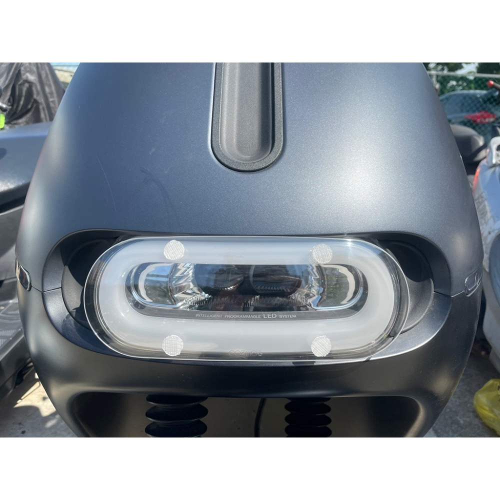 【附子母扣🔥好安裝】gogoro2 大燈護片 gogoro 2 大燈 護片 s2燈罩 delight 頭燈 車燈 燈殼-細節圖2