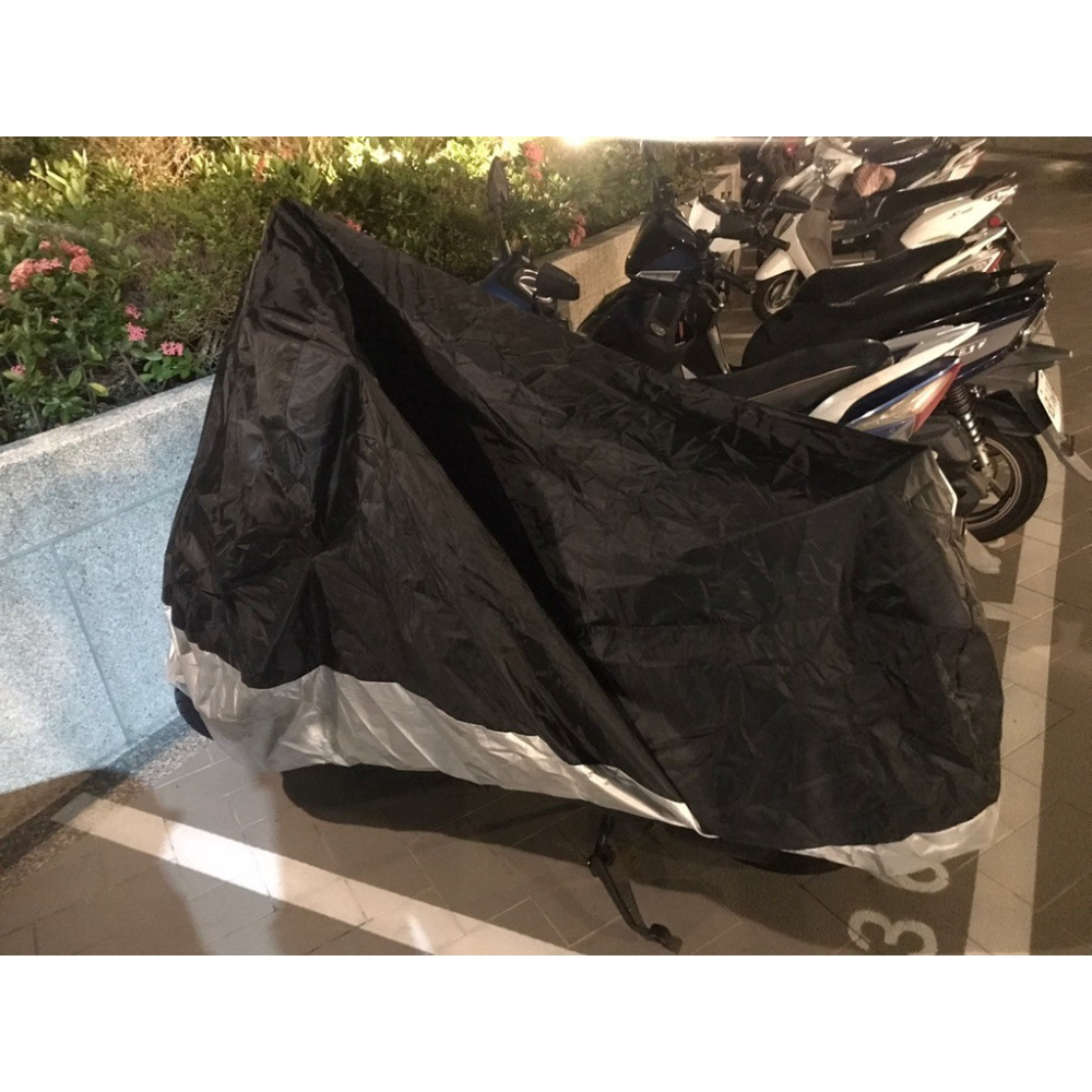 【現貨🔥防水防曬防刮】光陽 新豪邁125 車罩 kymco 新豪邁 機車罩 豪邁 防塵套 保護套 遮陽 遮雨罩 防塵罩-細節圖3