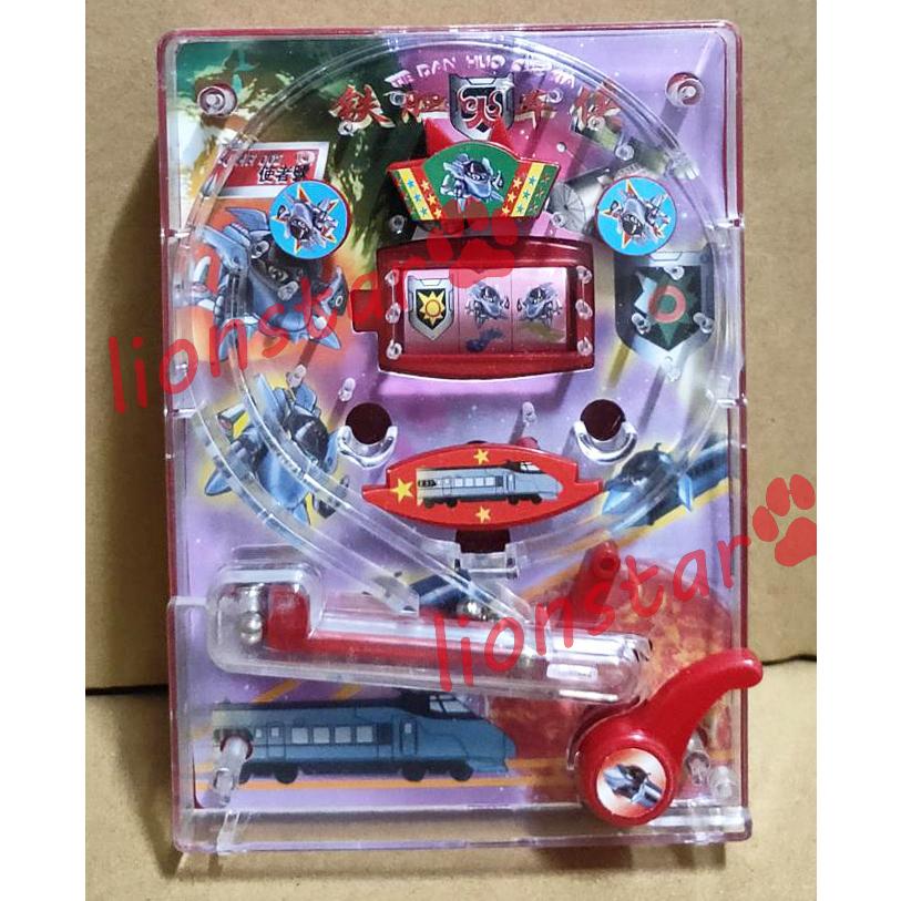 年代物 電光快車俠 彈珠台 玩具 手動 火車俠 快車俠 希望號 懷舊 絕版 收藏 老品 龍珠-細節圖3