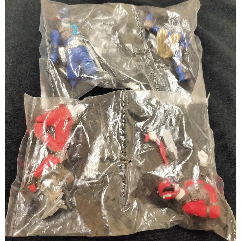 正版 萬代 特搜戰隊 兩款 公仔 刑事戰隊 SWAT 紅 藍 扭蛋 模型 轉蛋 絕版 收藏 戰隊系列 戰隊-細節圖3