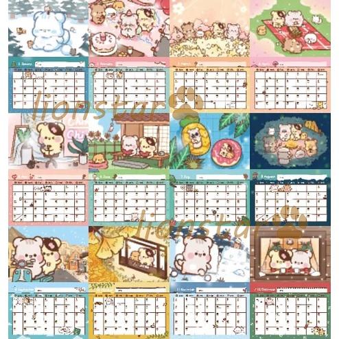 絕版 數量有限 松尼奇尼 2020桌曆 月曆 年曆 桌曆 筆記 代購 Sweet house 鹿尼 正版 現貨-細節圖2