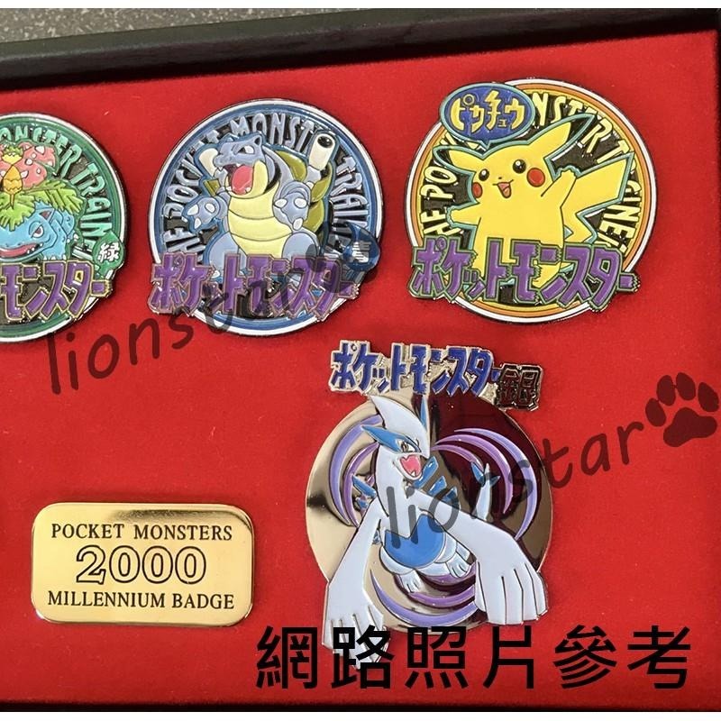 日版 GB 2000年 紀念 限定徽章 遊戲 周邊 赤綠青黃 金銀 洛奇亞 鳳王 噴火龍 寶可夢 神奇寶貝 絕版 正版-細節圖4