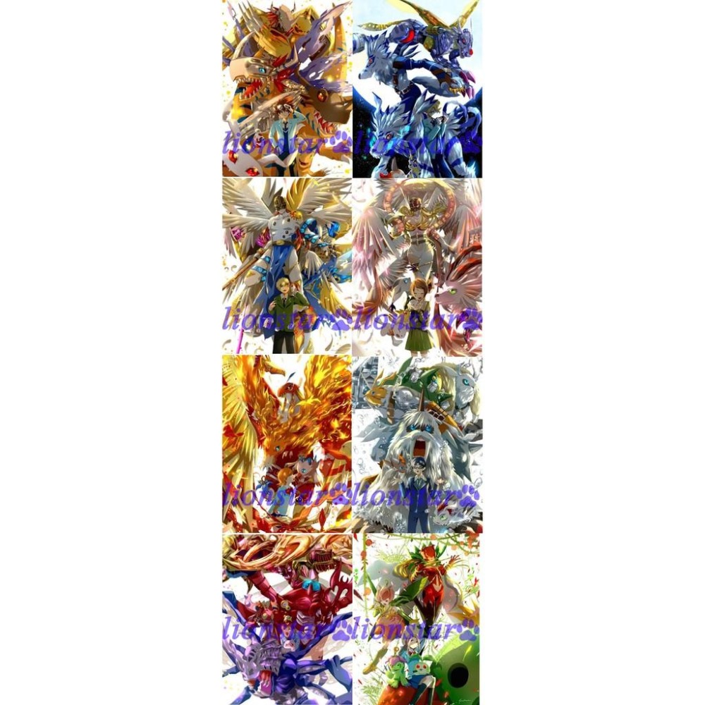 清倉 繪師 授權代理 售完即絕版！數碼寶貝 明信片套裝 全進化系列 收藏價值高！動漫 周邊 同人 數碼暴龍 tri-細節圖6