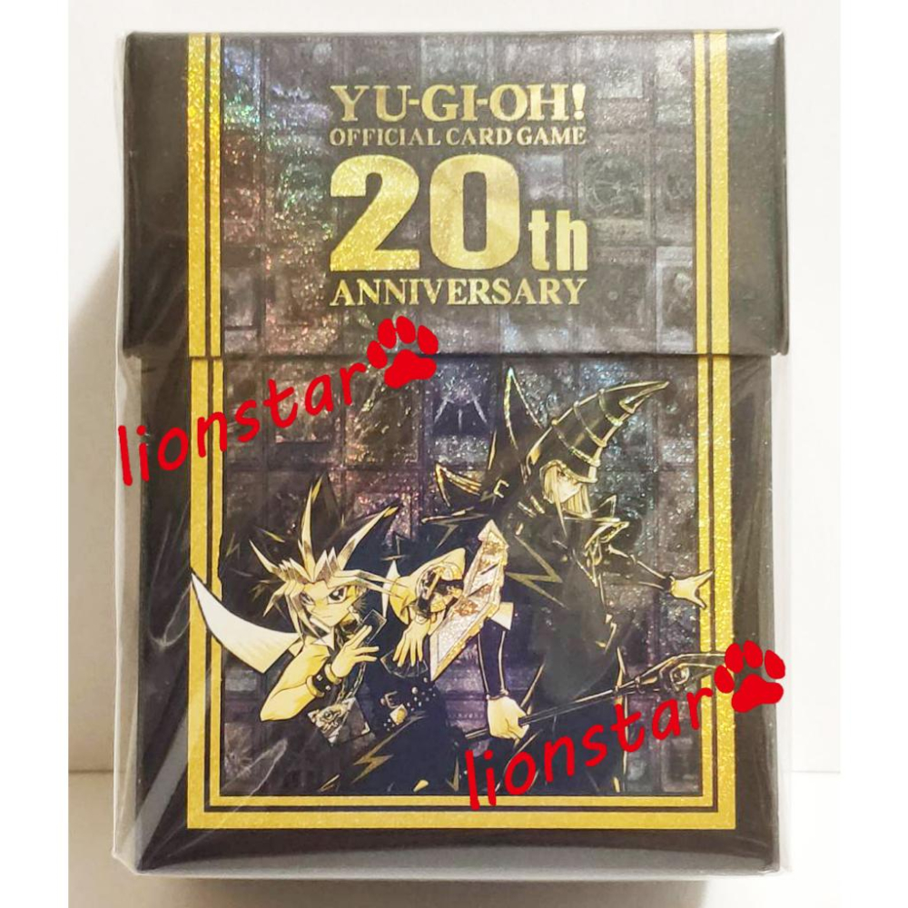 日版 遊戲王 20週年紀念 卡盒 全新 20th 周邊 代購 正版 收藏 10周年 限定 紀念 收納盒 黑金 鑽面 卡片-細節圖3