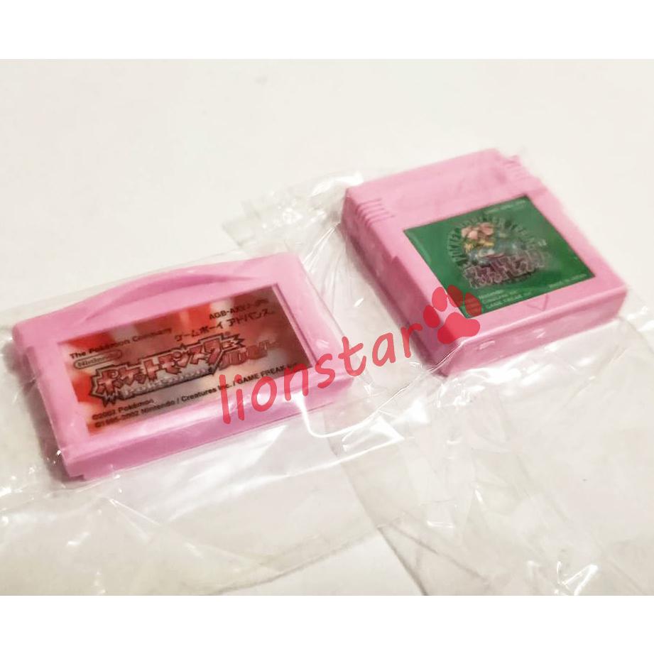 日本 寶可夢 GB GBA GBC 卡帶 造型 橡皮擦 紅寶石 綠版 火紅版 神奇寶貝 固拉多 文具 絕版 正版 稀有-細節圖3