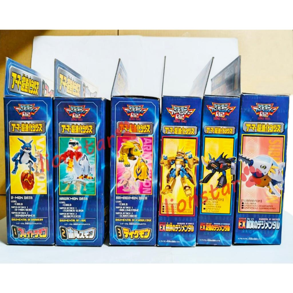 日版 超進化魂 數碼寶貝02 六款 超進化 裝甲 進化 萬代 數碼暴龍 變形 玩具 公仔 模型 烈焰獸 雷龍獸 金甲龍獸-細節圖3