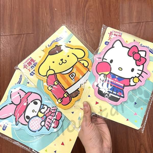 正版 三麗鷗 造型 皮質伸縮證件套 證件套 識別證 伸縮 票卡包 卡路里大作戰 Kitty 美樂蒂 布丁狗 周邊-細節圖2