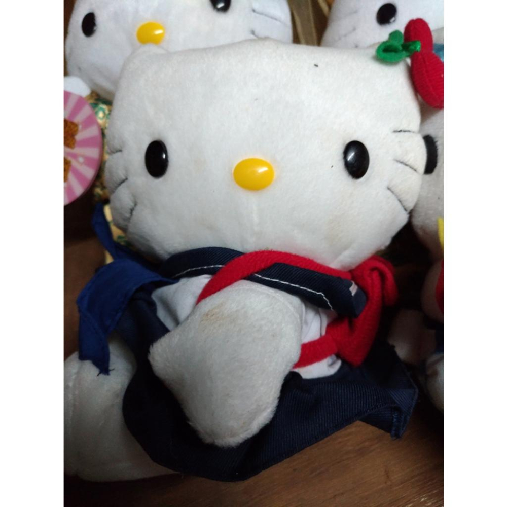 二手 早期 麥當勞 KITTY 娃娃 一批 懷舊 年代物 絕版 收藏 稀有 古董 玩具 公仔 三麗鷗 凱蒂貓-細節圖2