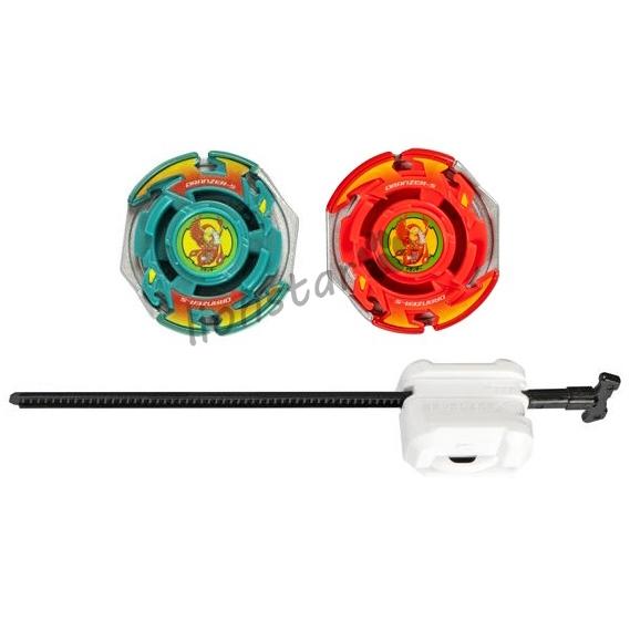 美版 孩之寶 限定 烈焰飛鳳S 戰鬥陀螺X 綠色版 紅色版 日本隊 BBA隊 小凱 朱雀 聖獸 舊世代 正版-細節圖2