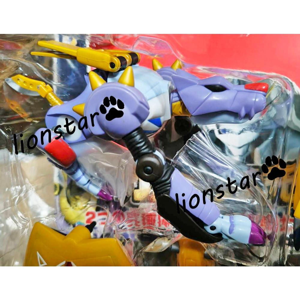 日版 數碼寶貝 奧米加獸 合體超進化 超進化魂 鋼鐵加魯魯 戰鬥暴龍獸 數碼暴龍 萬代 BANDAI 超進化 變形 模型-細節圖5