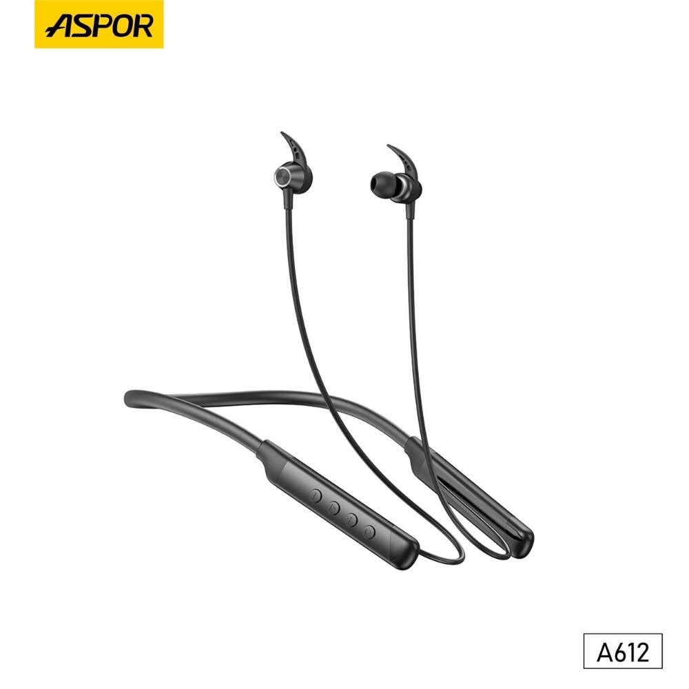 丞皇3C  ASPOR A612 頸掛式智能無線耳機 藍芽耳機  記憶線圈 運動藍芽-細節圖6