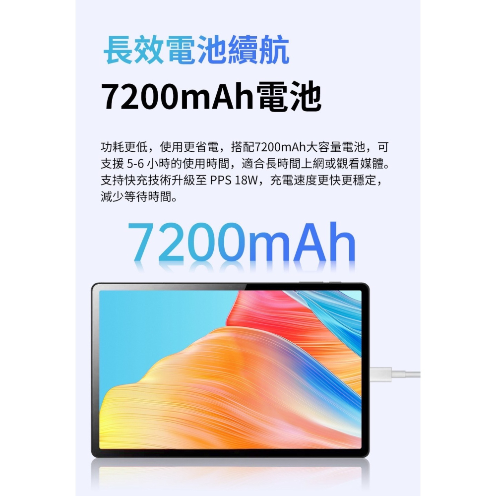 丞皇3C - Tablet Pro 10.95吋 七代平板旗艦PAD電腦(8核6+128G PPS快充 行動夢想盒子-細節圖3