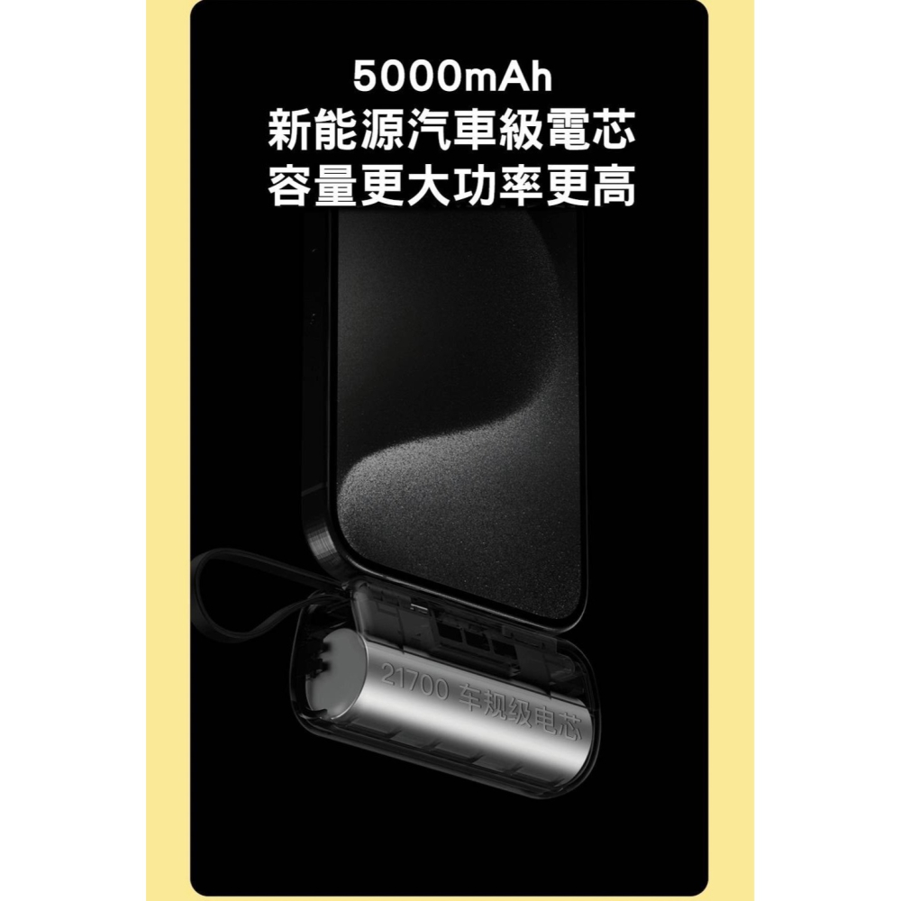 丞皇3C - MoMo Mini3 藥丸行動電源 5000mah (強勁額定電量版) PD 20W-細節圖9