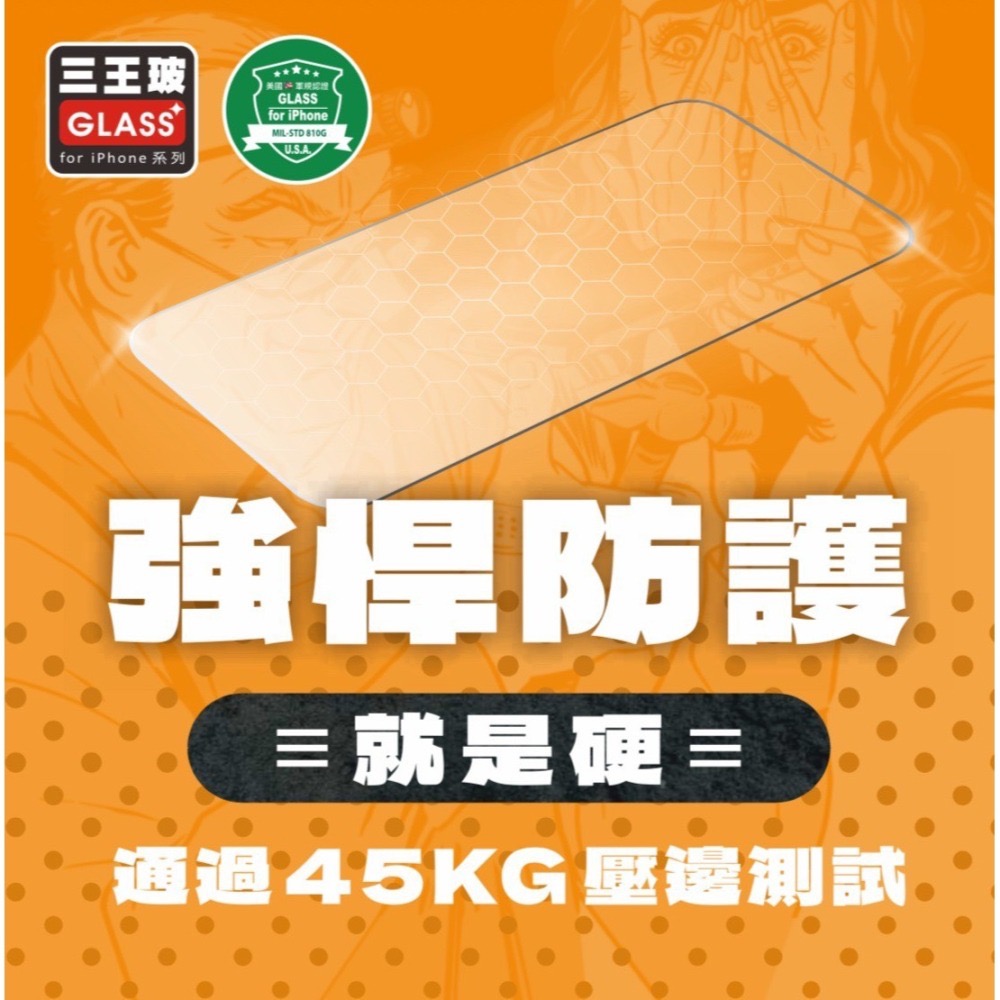 🔥全新改版🔥三王玻 耐壓專利 類碳鑽硬度專利 防塵聽筒網專利 滿版玻璃貼 藍光霧面防窺 13-17 pro max-細節圖8