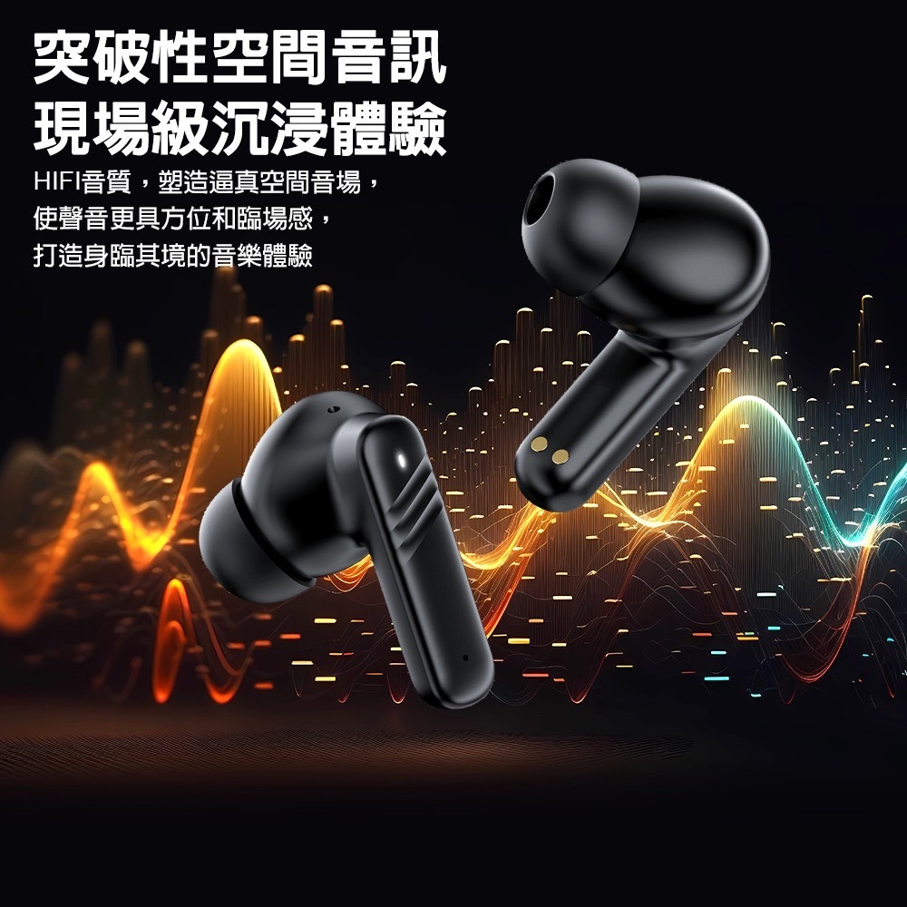 丞皇3C - DA-BT10全彩觸控螢幕 ANC主動降噪 真無線藍牙耳機-細節圖7