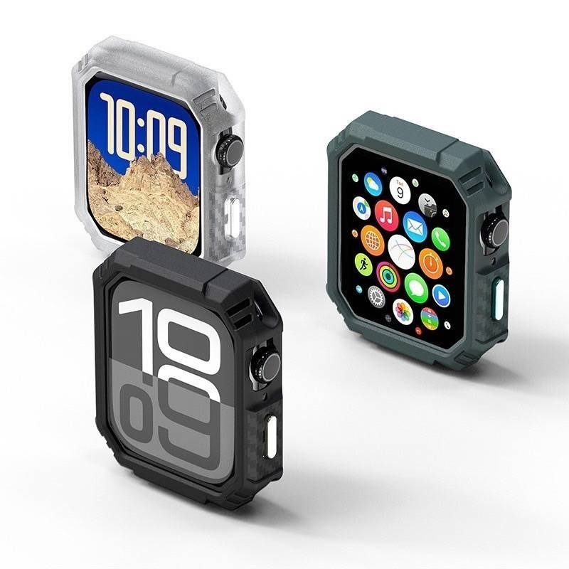 丞皇3C - PUREPOWER Apple Watch S10保護框【軍規系列】-細節圖2