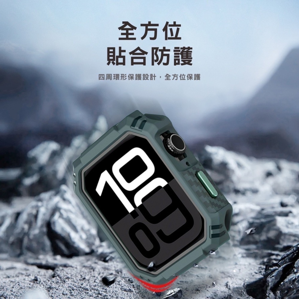 丞皇3C - PUREPOWER Apple Watch S10保護框【軍規系列】-細節圖9