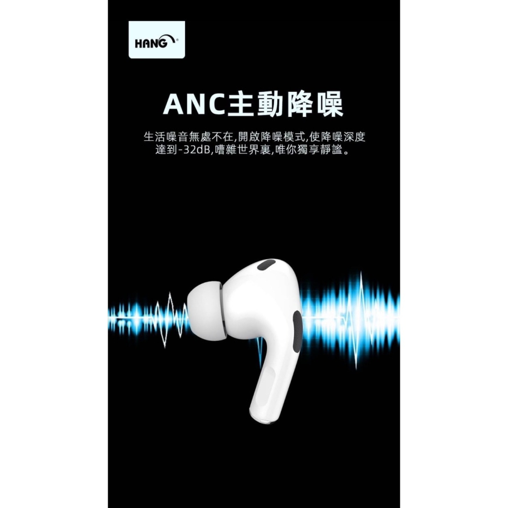丞皇3C- HANG W01顯示型無線充電藍牙耳機 白-細節圖7