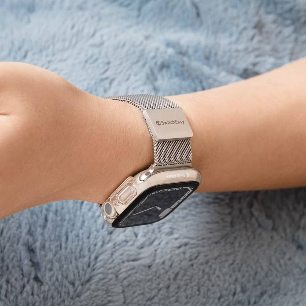 丞皇3C - SwitchEasy Hybrid WP Apple Watch S10 9H鋼化玻璃防水手錶保護殼-細節圖5