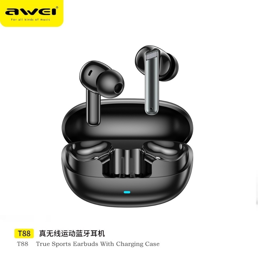 丞皇3C AWEI T88 TWS真無線藍牙耳機 入耳式 防水耳機-規格圖11