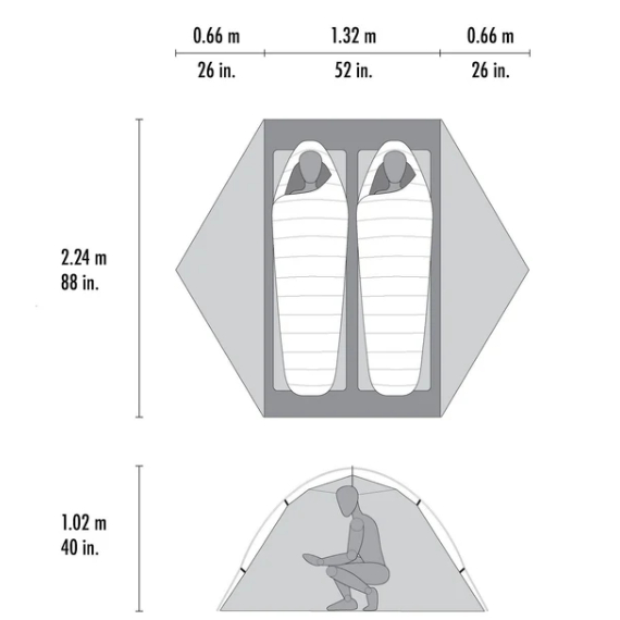 美國Msr Hubba Hubb LT 2人帳篷-細節圖5