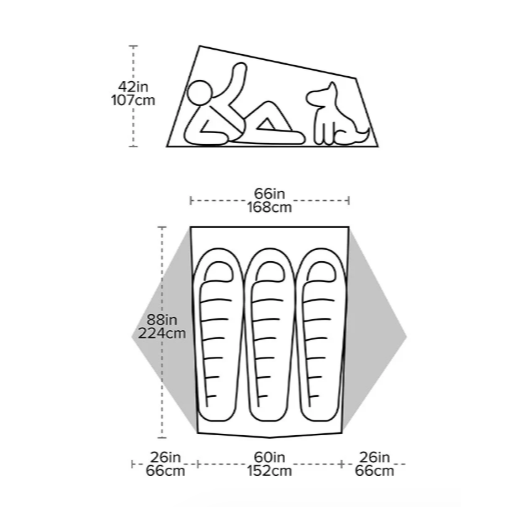 黑五特價~2025款~美國Big Agnes Tiger Wall UL 3人輕量帳篷-細節圖6