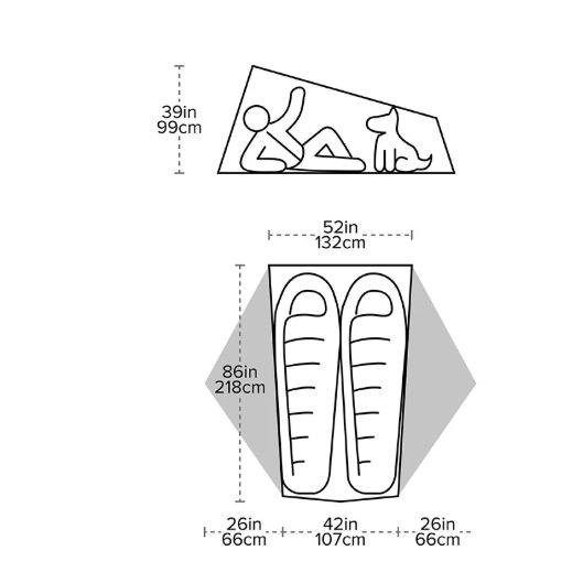 黑五特價~2025款~美國Big Agnes Tiger Wall UL 2人輕量帳篷-細節圖6