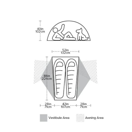特價~2025款~美國Big Agnes Copper Spur UL 2人帳篷-細節圖6