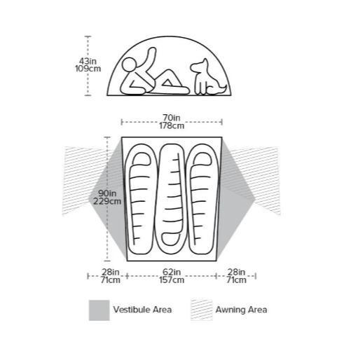 特價~2025款~美國Big agnes Copper Spur UL 3人登山帳篷-細節圖7