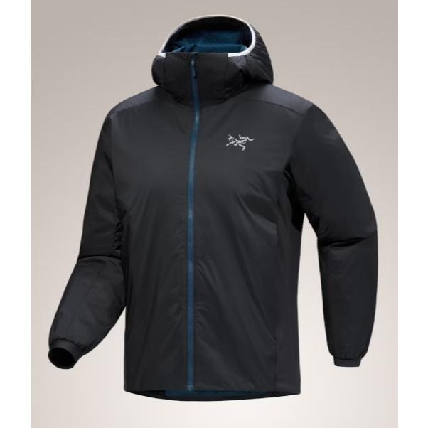 加拿大始祖鳥Arcteryx Atom hoody 連帽化纖外套-男款Black Sapphire  尺寸L-細節圖6