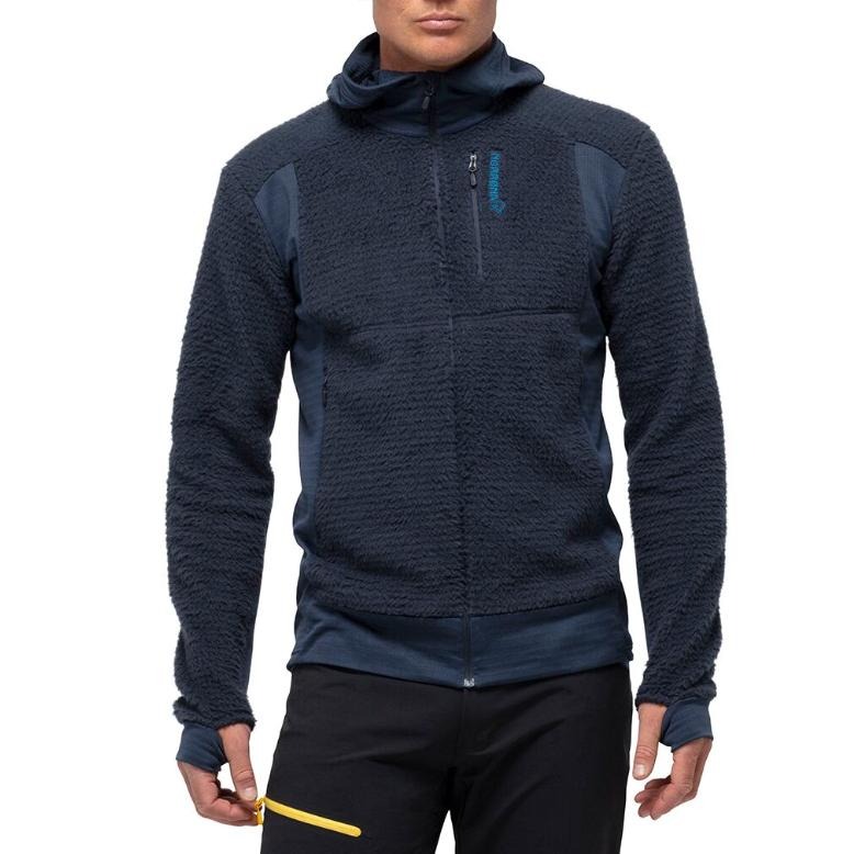 特價~挪威Norrona falketind Alpha120 Zip Hood 輕量刷毛外套-男-細節圖2