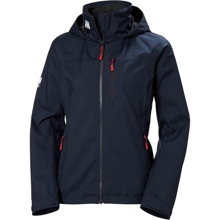 特價~挪威Helly Hansen Crew Hooded Jacket 2.0 連帽防水外套-女-細節圖2