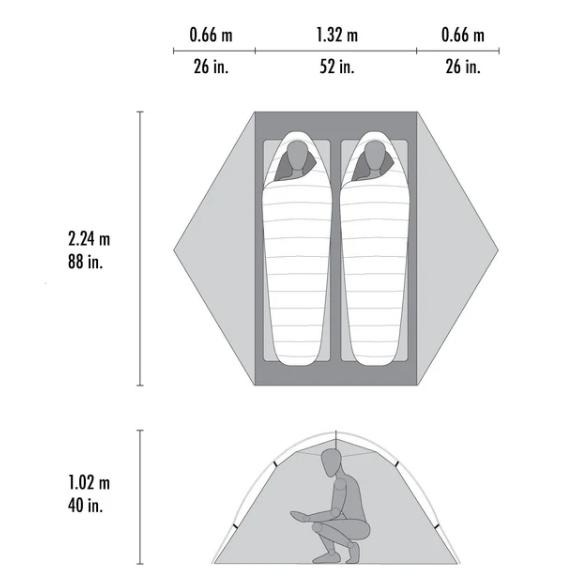 特價~2025新款~美國Msr Hubba Hubba LT 2人輕量帳篷-細節圖6