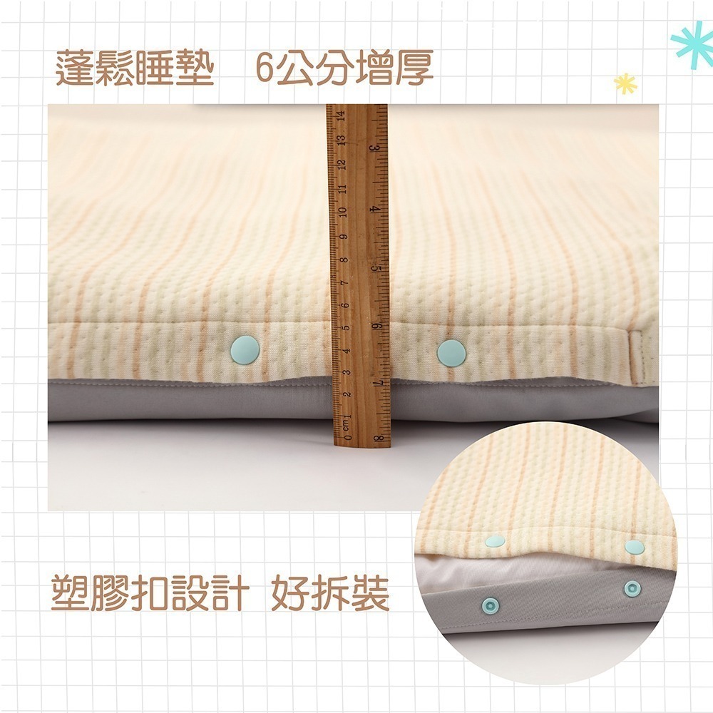 【cchhaaww】幼兒園睡墊 6cm厚午睡墊 午睡被 睡袋 防蟎睡袋 現貨 台灣製-細節圖4