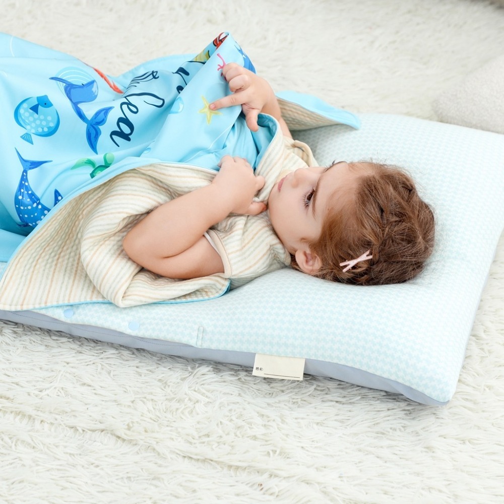 【cchhaaww】幼兒園睡墊 6cm厚午睡墊 午睡被 睡袋 防蟎睡袋 現貨 台灣製-細節圖10