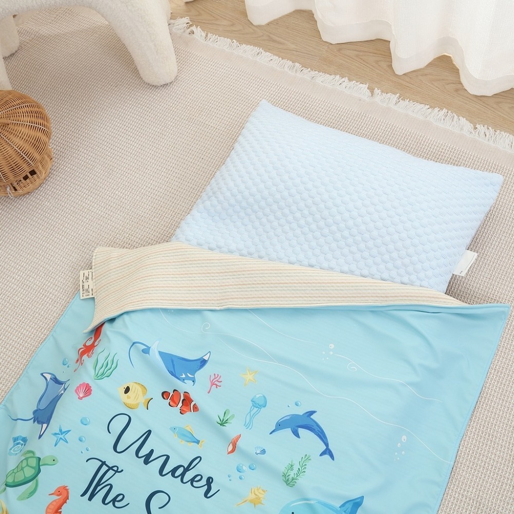 【cchhaaww】幼兒園睡墊 6cm厚午睡墊 午睡被 睡袋 防蟎睡袋 現貨 台灣製-細節圖11